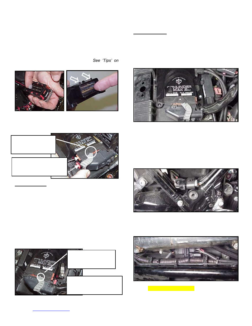 ThunderMax PN#309-362 - FL Touring Models User Manual | Page 3 / 8