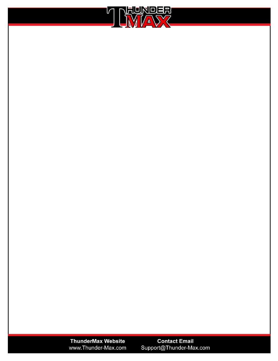ThunderMax Hard Starting Issues Corrections User Manual | Page 3 / 3