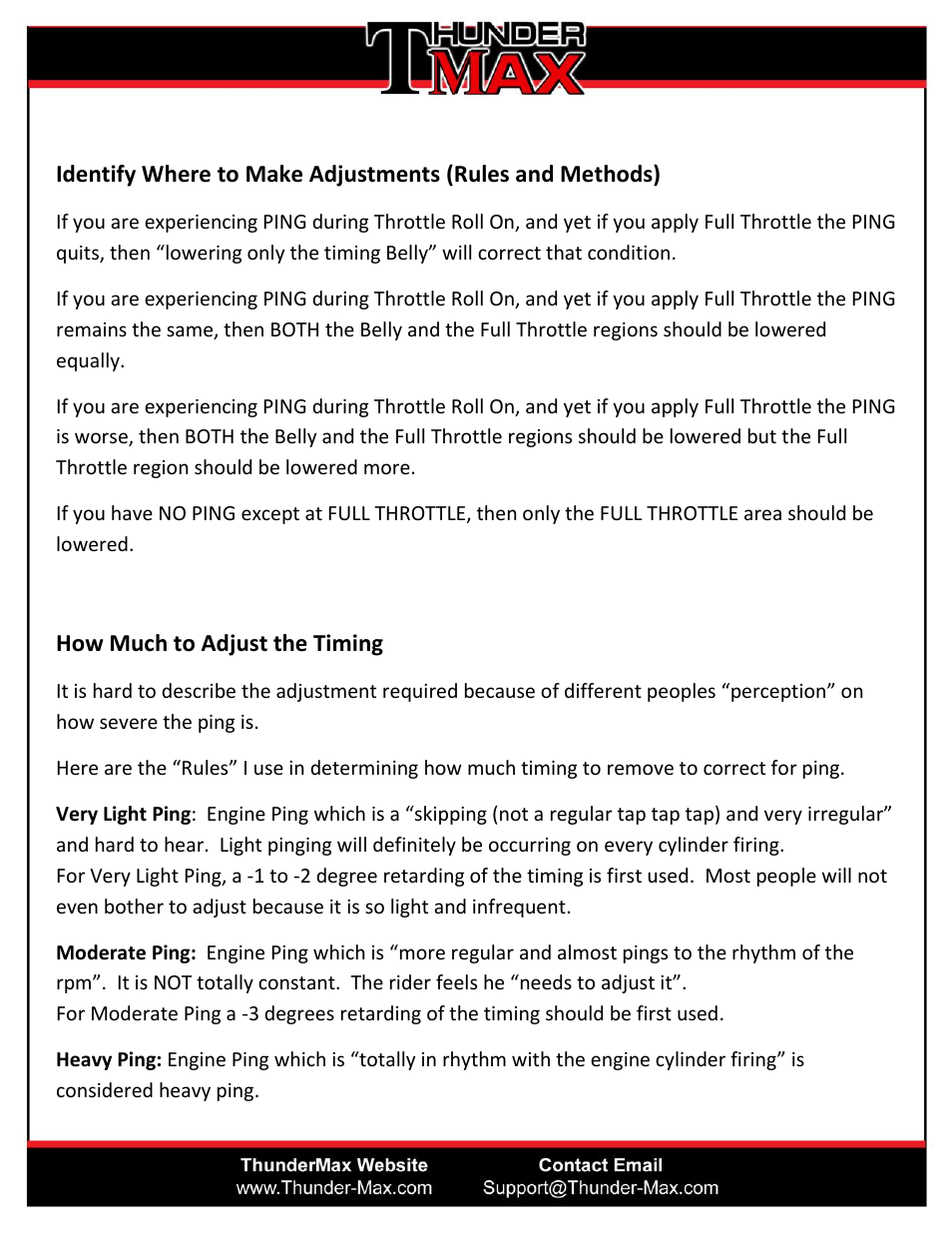 ThunderMax Timing vs. TPS (More Complex - Best Method) User Manual | Page 5 / 9