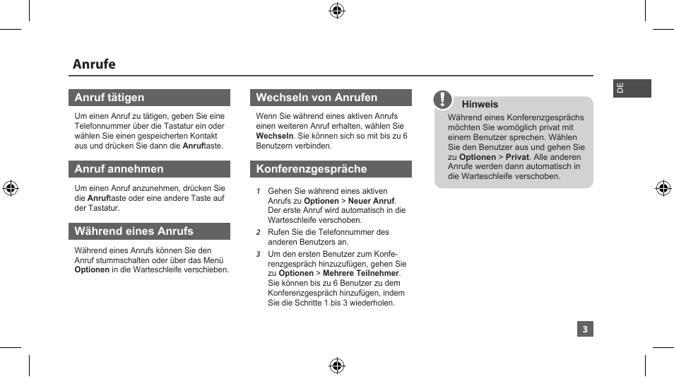 Anrufe | Thuraya XT-LITE User Manual | Page 26 / 139