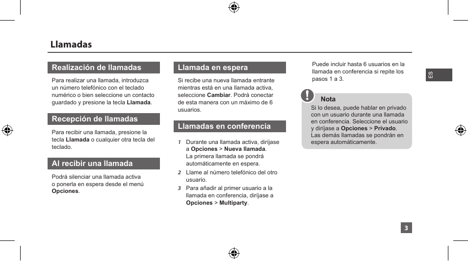 Llamadas | Thuraya XT-LITE User Manual | Page 36 / 139