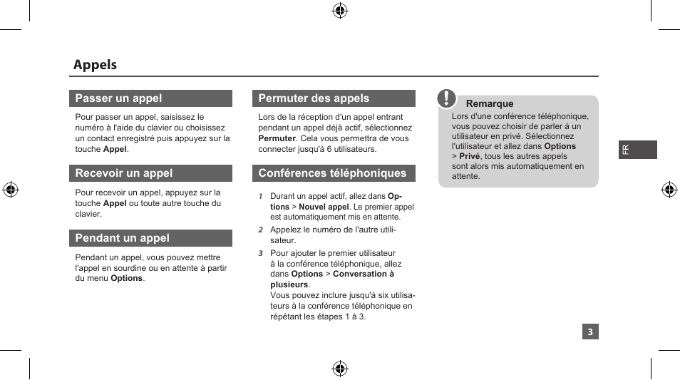 Appels | Thuraya XT-LITE User Manual | Page 56 / 139