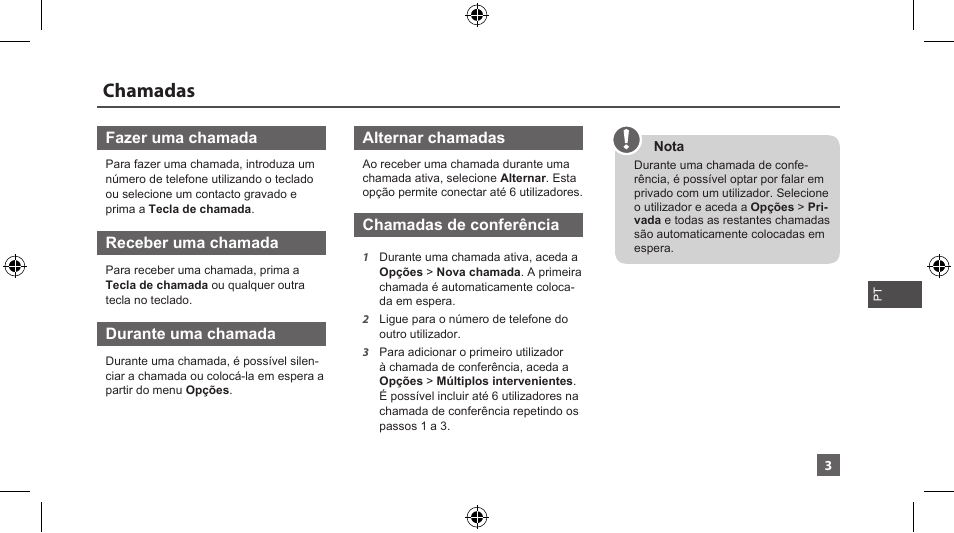 Chamadas | Thuraya XT-LITE User Manual | Page 86 / 139