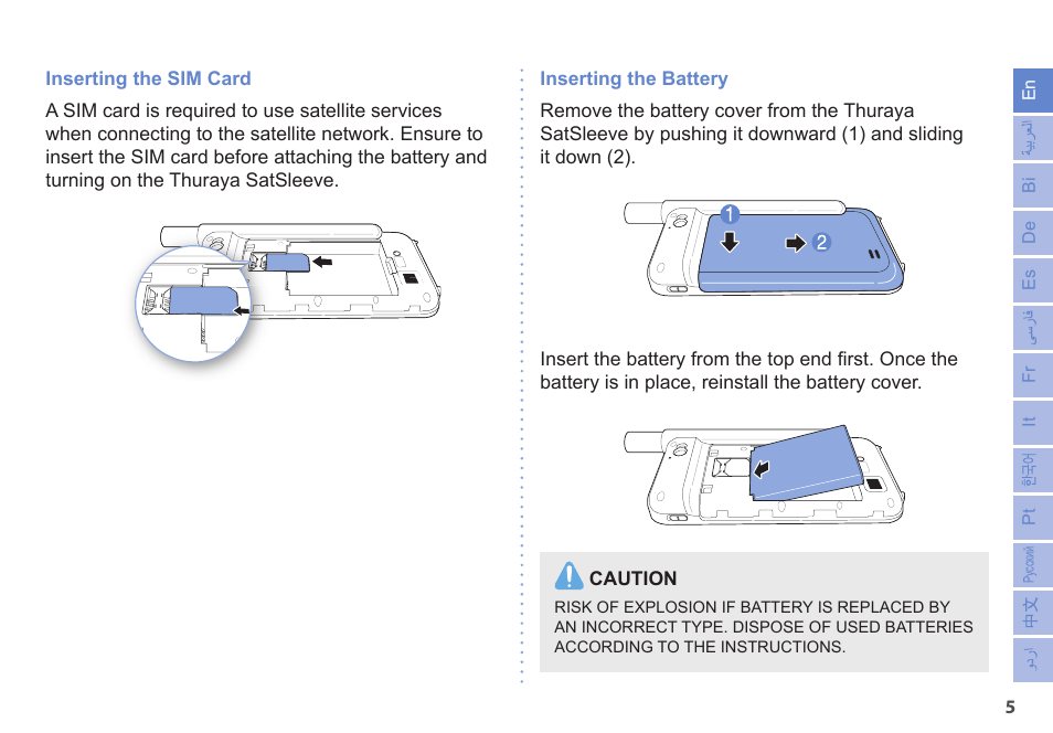 Thuraya SatSleeve for iPhone User Manual | Page 5 / 18