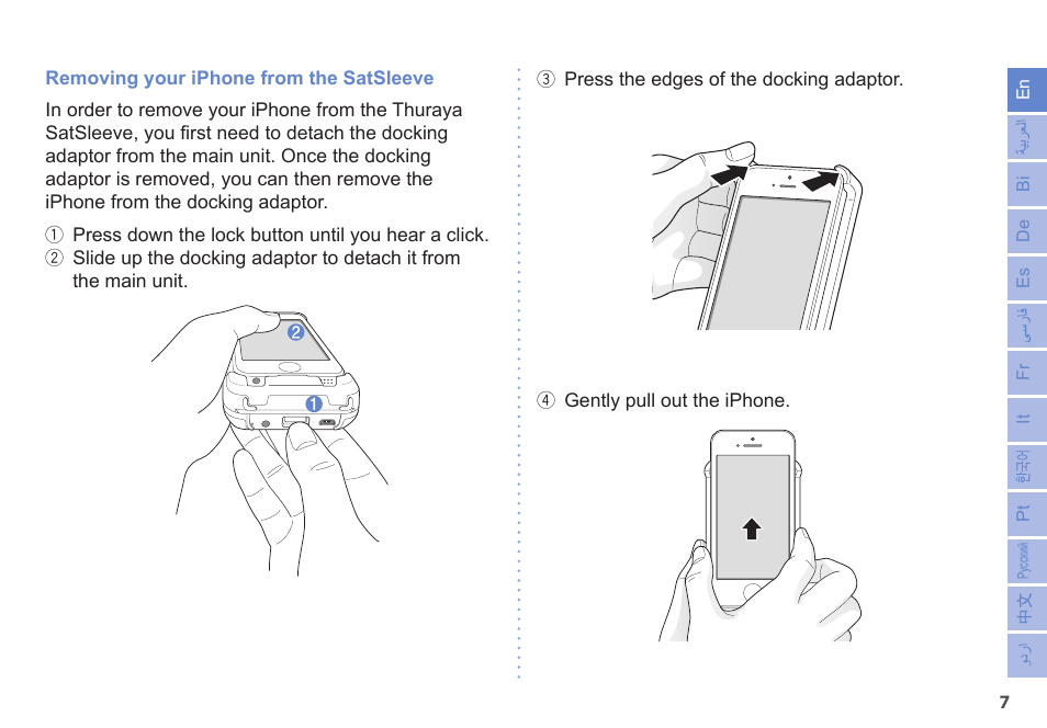 Thuraya SatSleeve for iPhone User Manual | Page 7 / 18