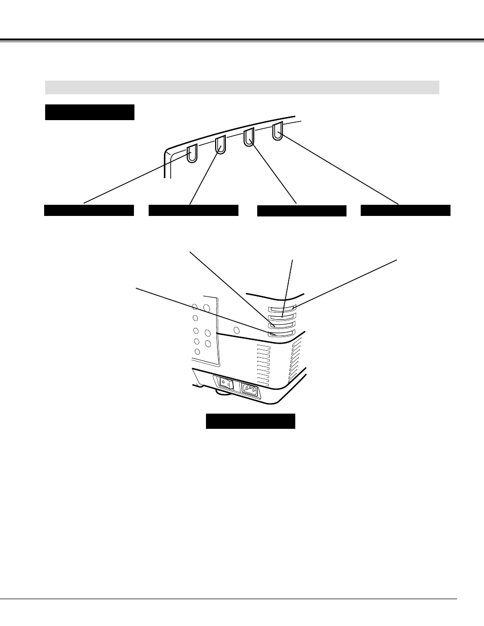 Before operation, Indicators, Front indicators rear indicators | Christie Digital Systems 38-VIV401-01 User Manual | Page 17 / 52