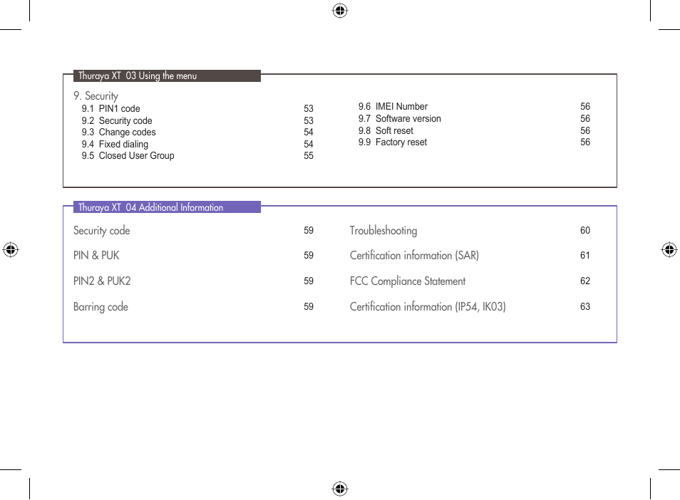 Thuraya XT User Manual | Page 4 / 73