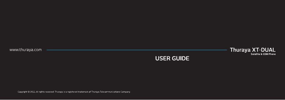 Thuraya XT-DUAL User Manual | 104 pages