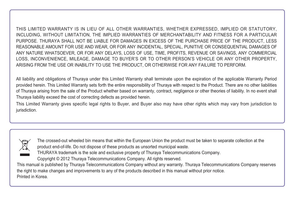 Thuraya XT-DUAL User Manual | Page 101 / 104