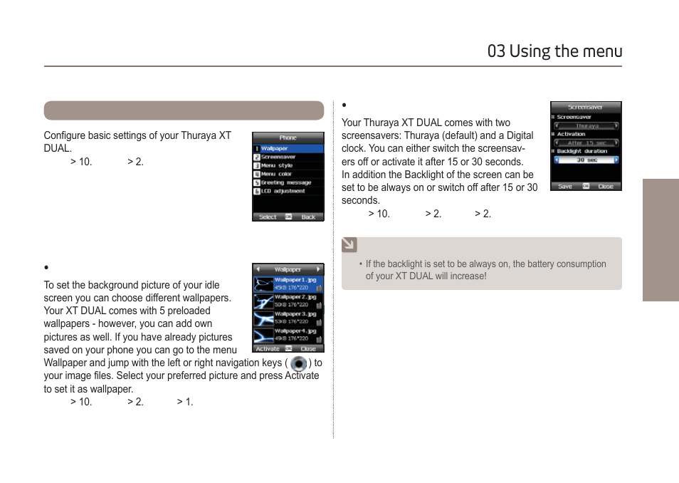 Thuraya XT-DUAL User Manual | Page 72 / 104