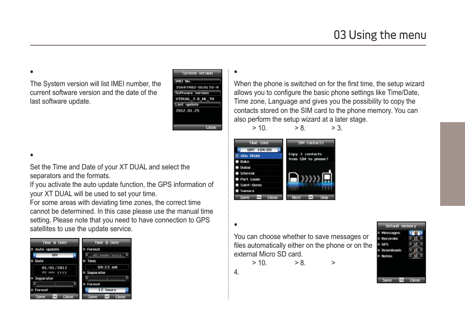 Thuraya XT-DUAL User Manual | Page 84 / 104
