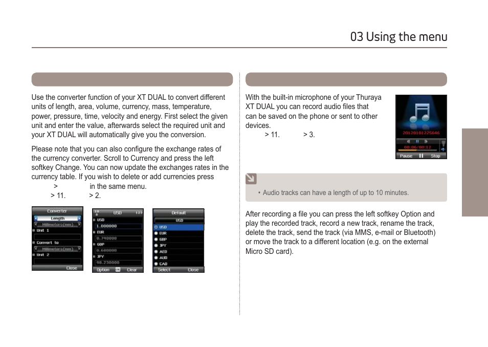 Thuraya XT-DUAL User Manual | Page 86 / 104