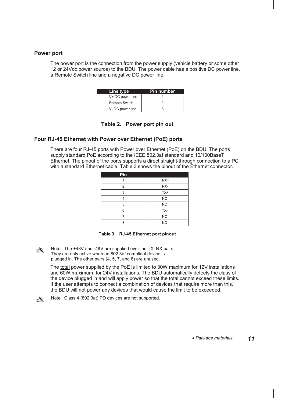 Power port | Thuraya IP Voyager User Manual | Page 11 / 24