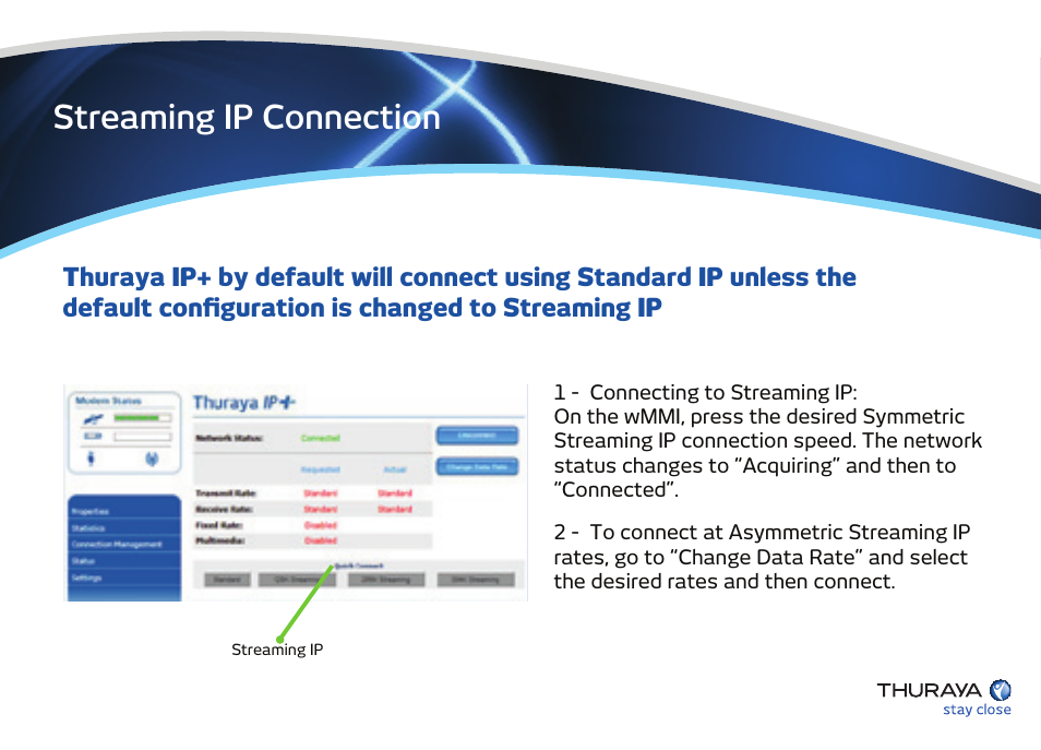 Troubleshooting, Streaming ip connection | Thuraya IP User Manual | Page 15 / 16