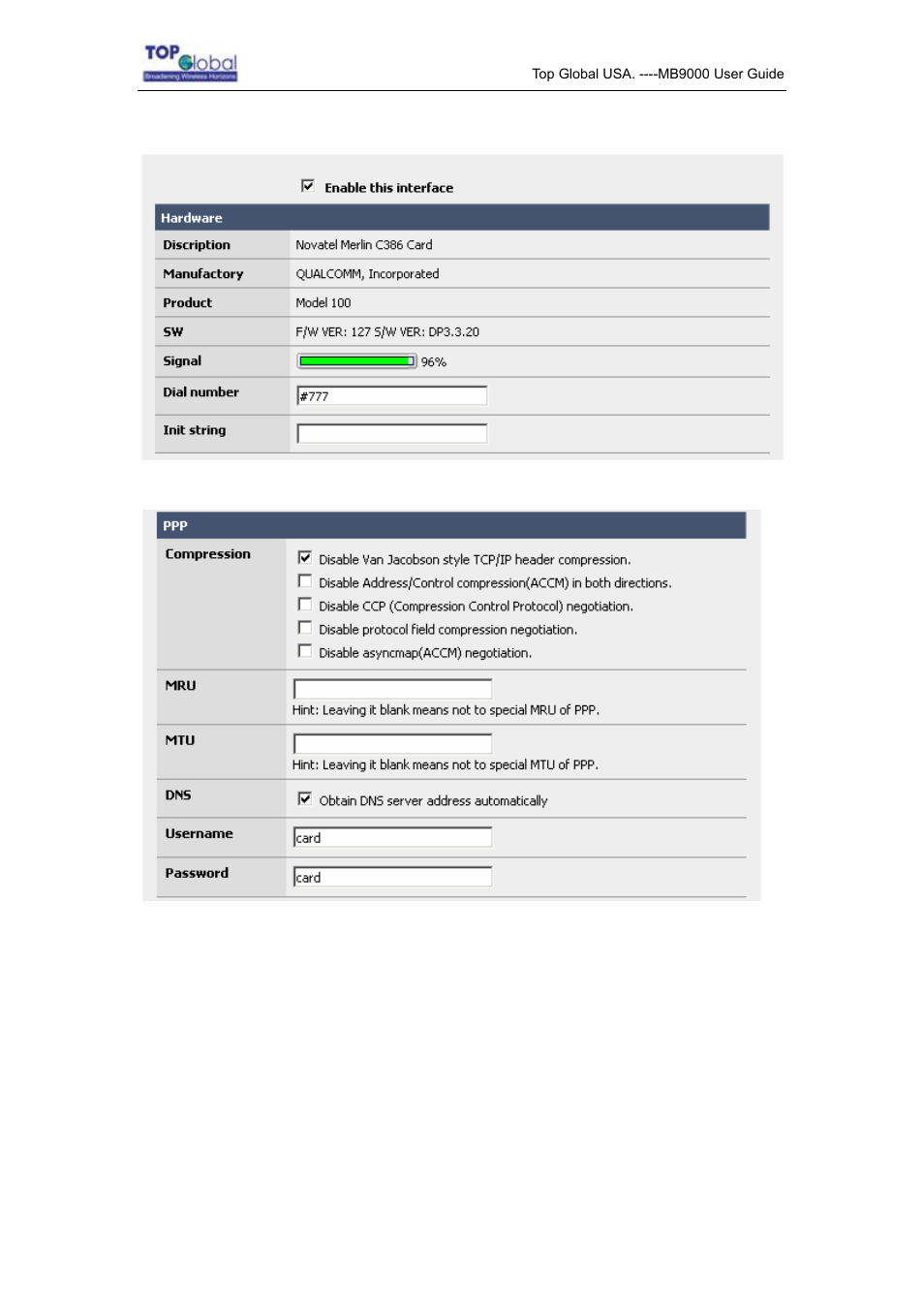 Top Global MB9000 User Manual | Page 27 / 66