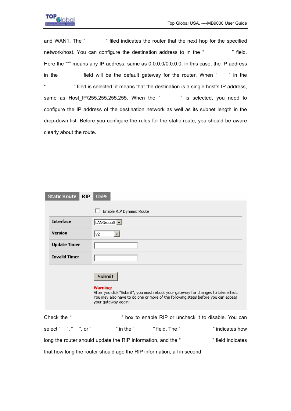 2 rip | Top Global MB9000 User Manual | Page 35 / 66