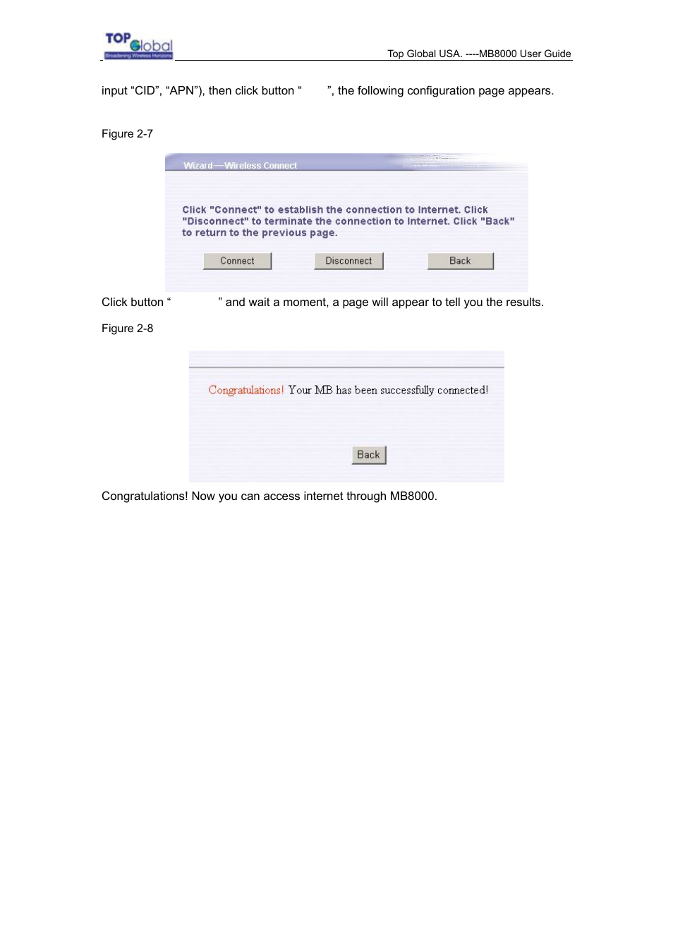 Top Global MB8000 User Manual | Page 13 / 59