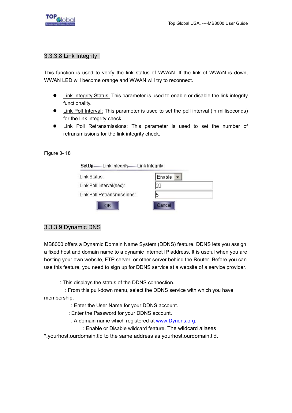 Top Global MB8000 User Manual | Page 32 / 59