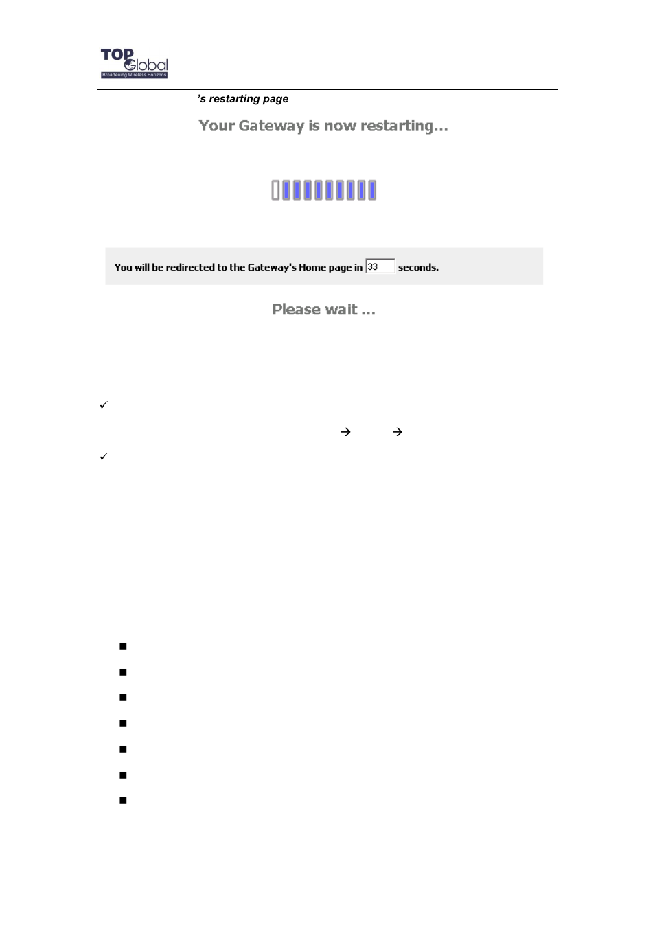 Peration, Onfiguration, Ages | Escription, System, 3 page operation, 4 configuration pages description 3.4.1 system | Top Global MB6800 User Manual | Page 17 / 80