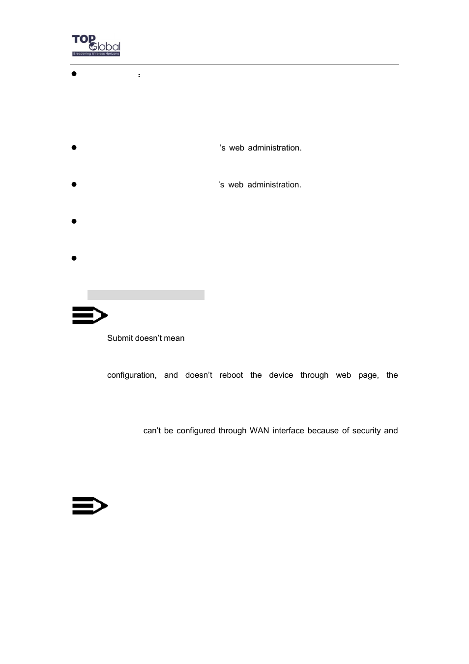 Top Global MB6800 User Manual | Page 19 / 80