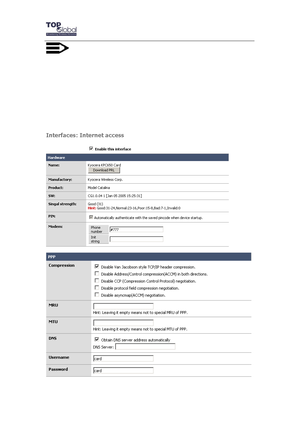 Top Global MB6800 User Manual | Page 27 / 80