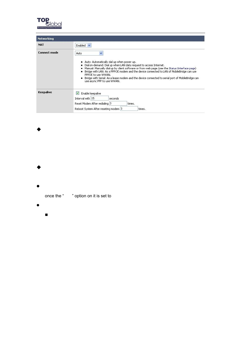 Top Global MB6800 User Manual | Page 28 / 80