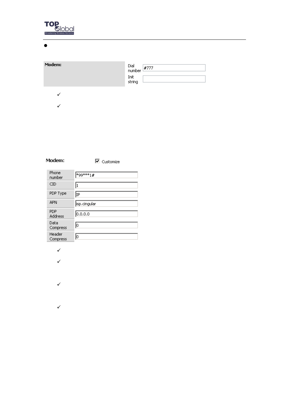 Top Global MB6800 User Manual | Page 32 / 80