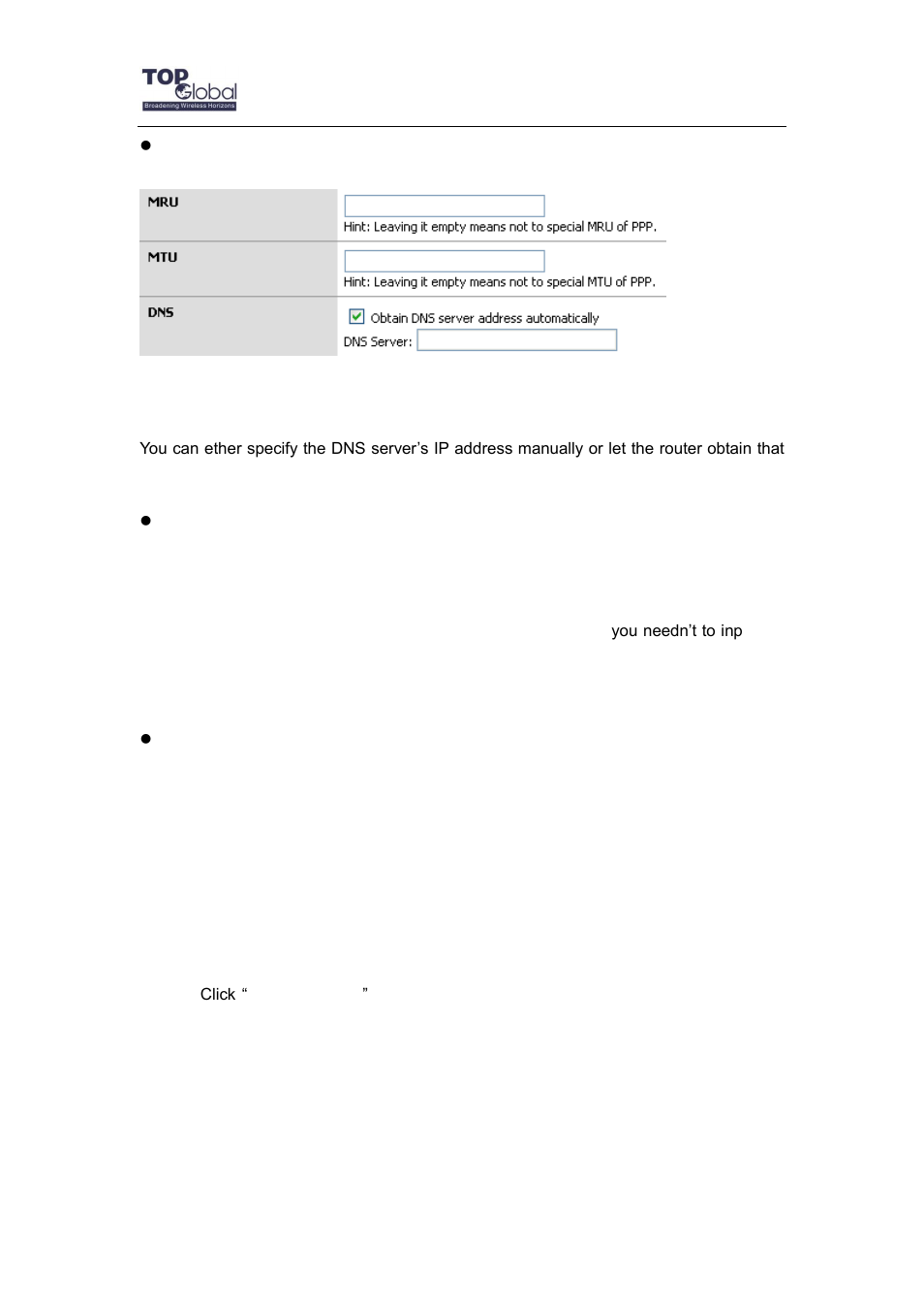 Top Global MB6800 User Manual | Page 33 / 80