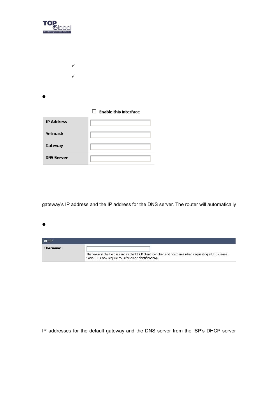 3 wan#2: backup access | Top Global MB6800 User Manual | Page 35 / 80