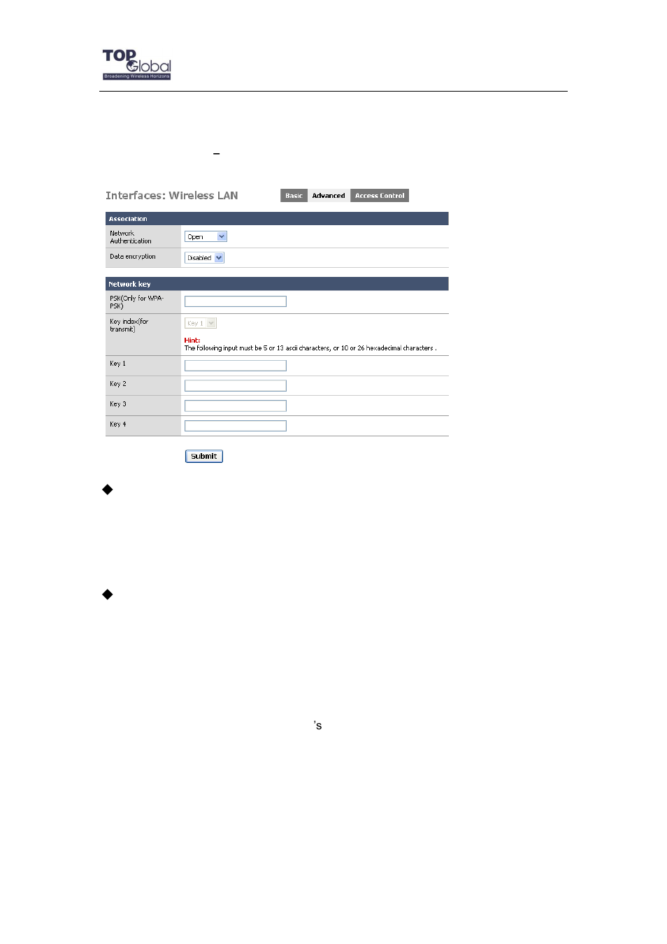 2 advanced | Top Global MB6800 User Manual | Page 39 / 80