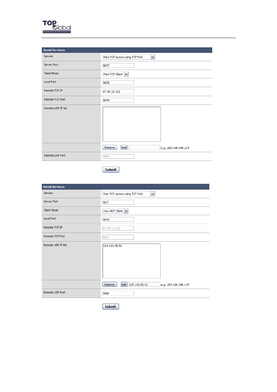 Top Global MB6800 User Manual | Page 44 / 80