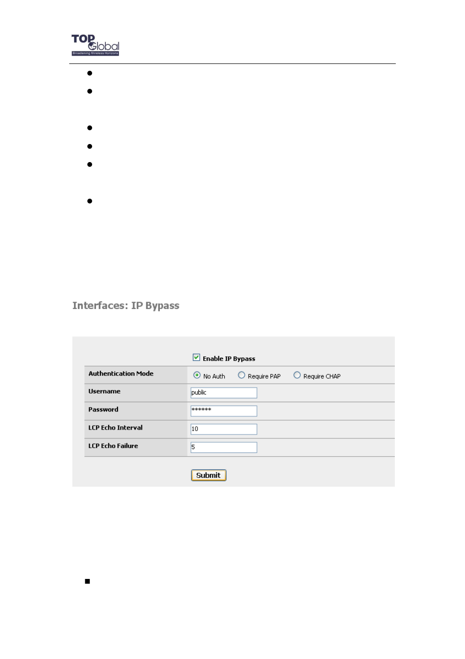 Firewall, 4 firewall | Top Global MB6800 User Manual | Page 49 / 80