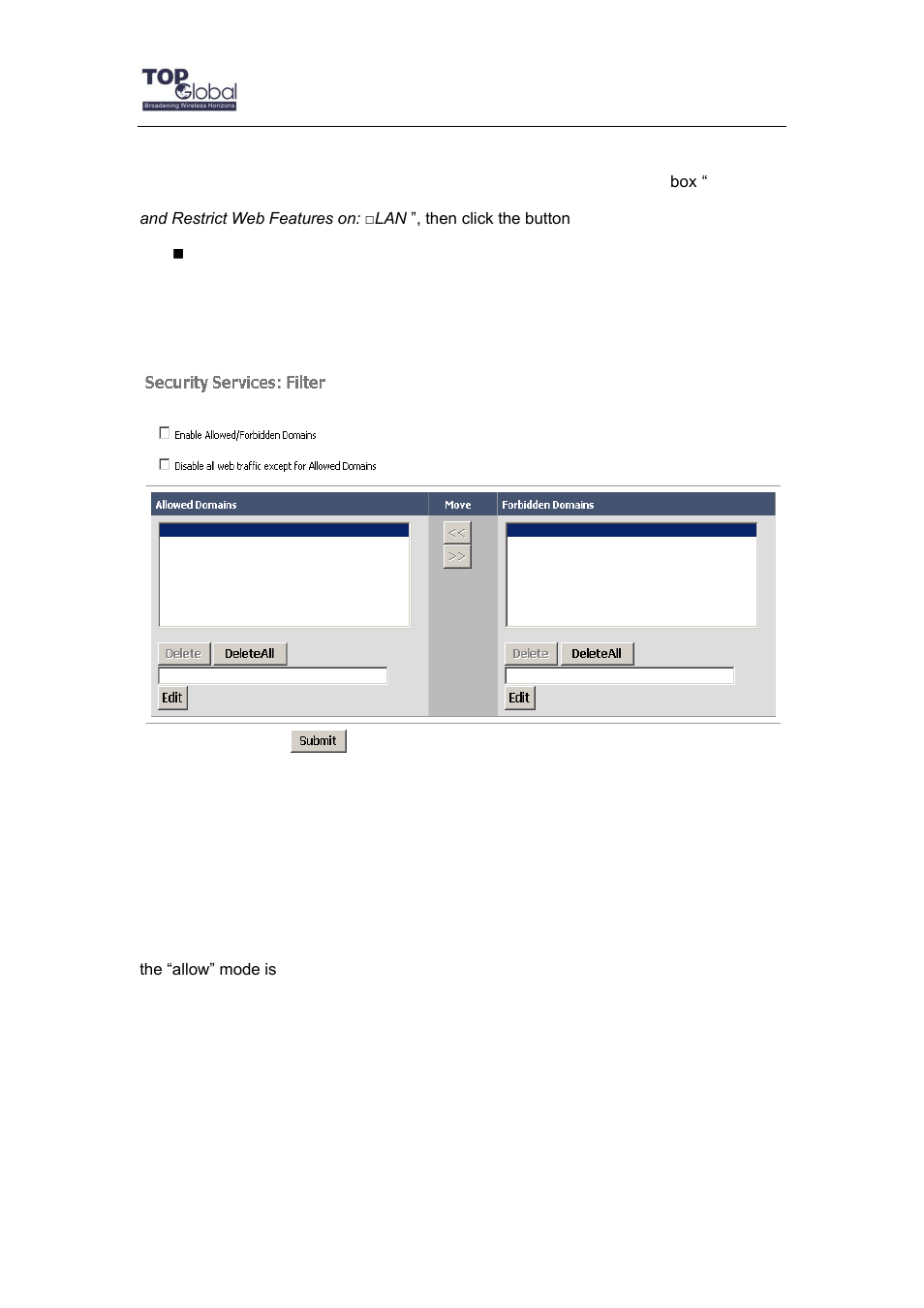 Top Global MB6800 User Manual | Page 59 / 80