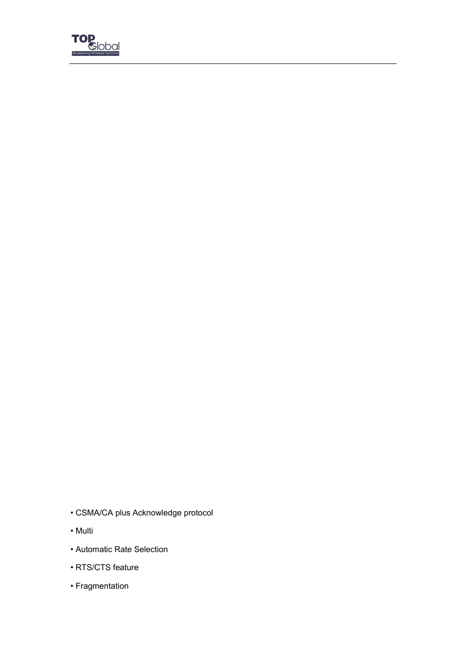 Top Global MB6800 User Manual | Page 77 / 80