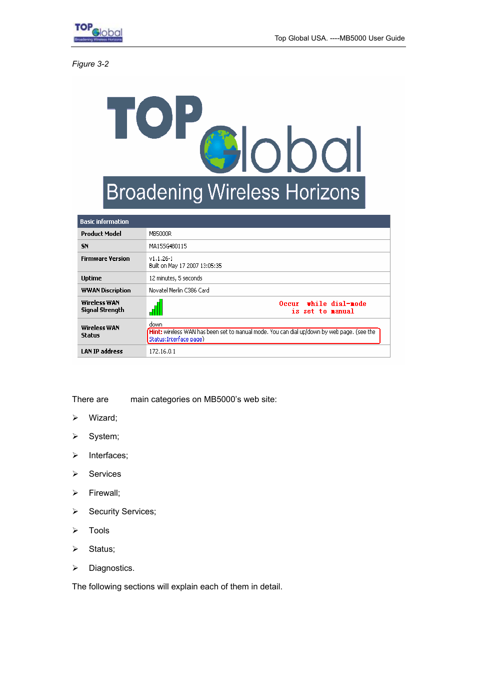 Top Global MB5000K User Manual | Page 16 / 78