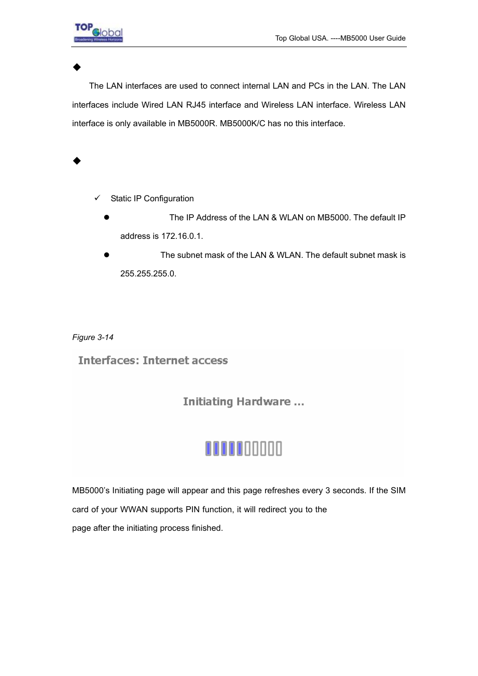 2 internet access | Top Global MB5000K User Manual | Page 27 / 78