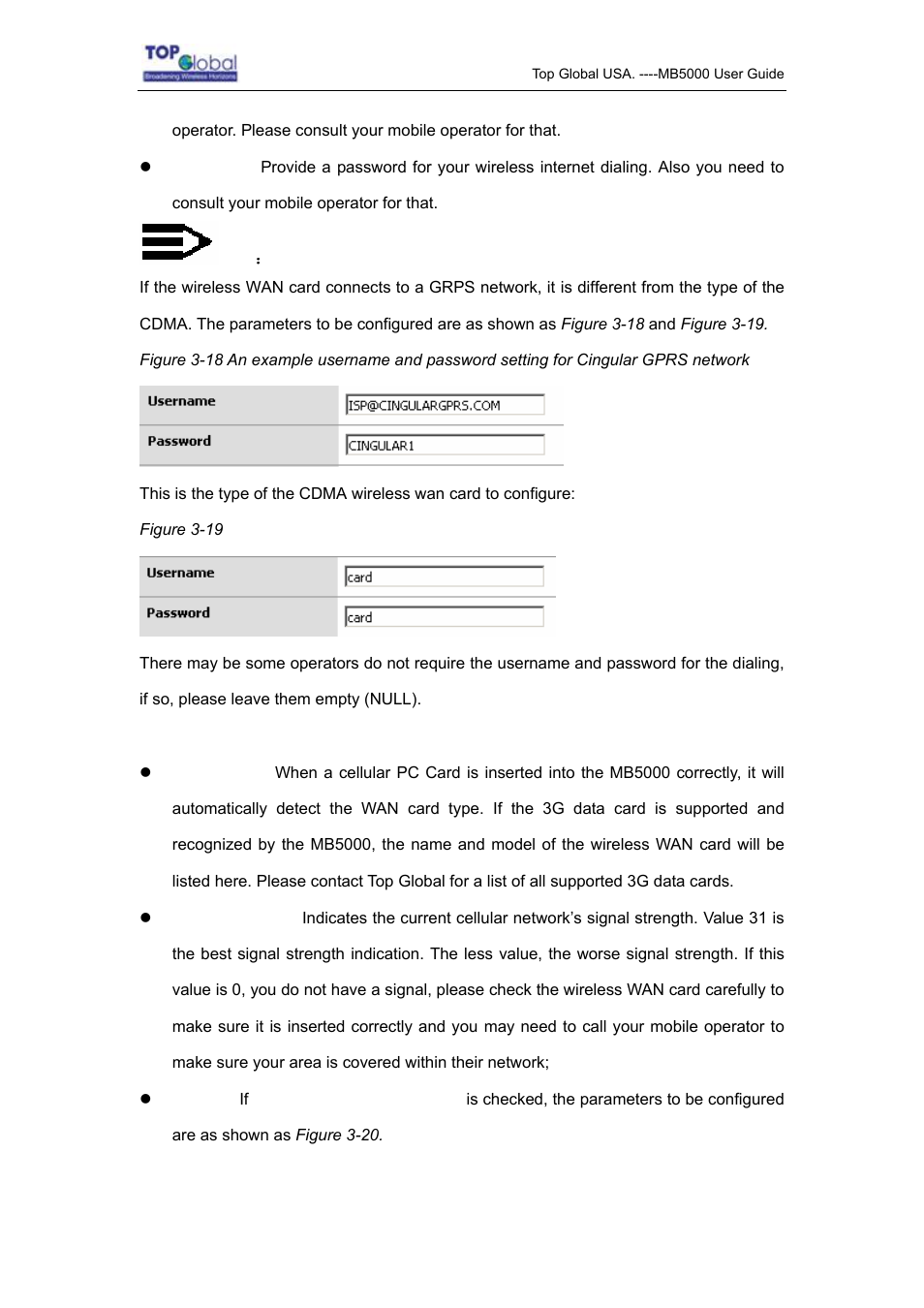 Top Global MB5000K User Manual | Page 32 / 78