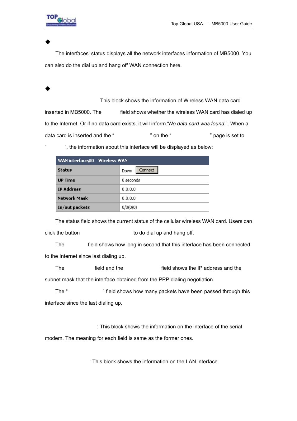 Top Global MB5000K User Manual | Page 61 / 78