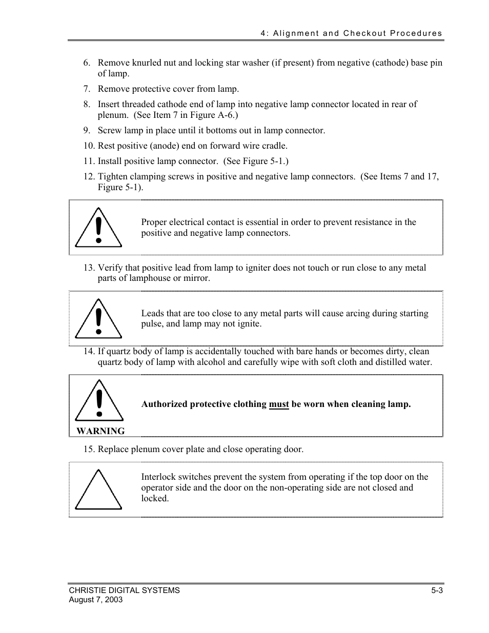 Christie Digital Systems XENON CONSOLE User Manual | Page 23 / 63