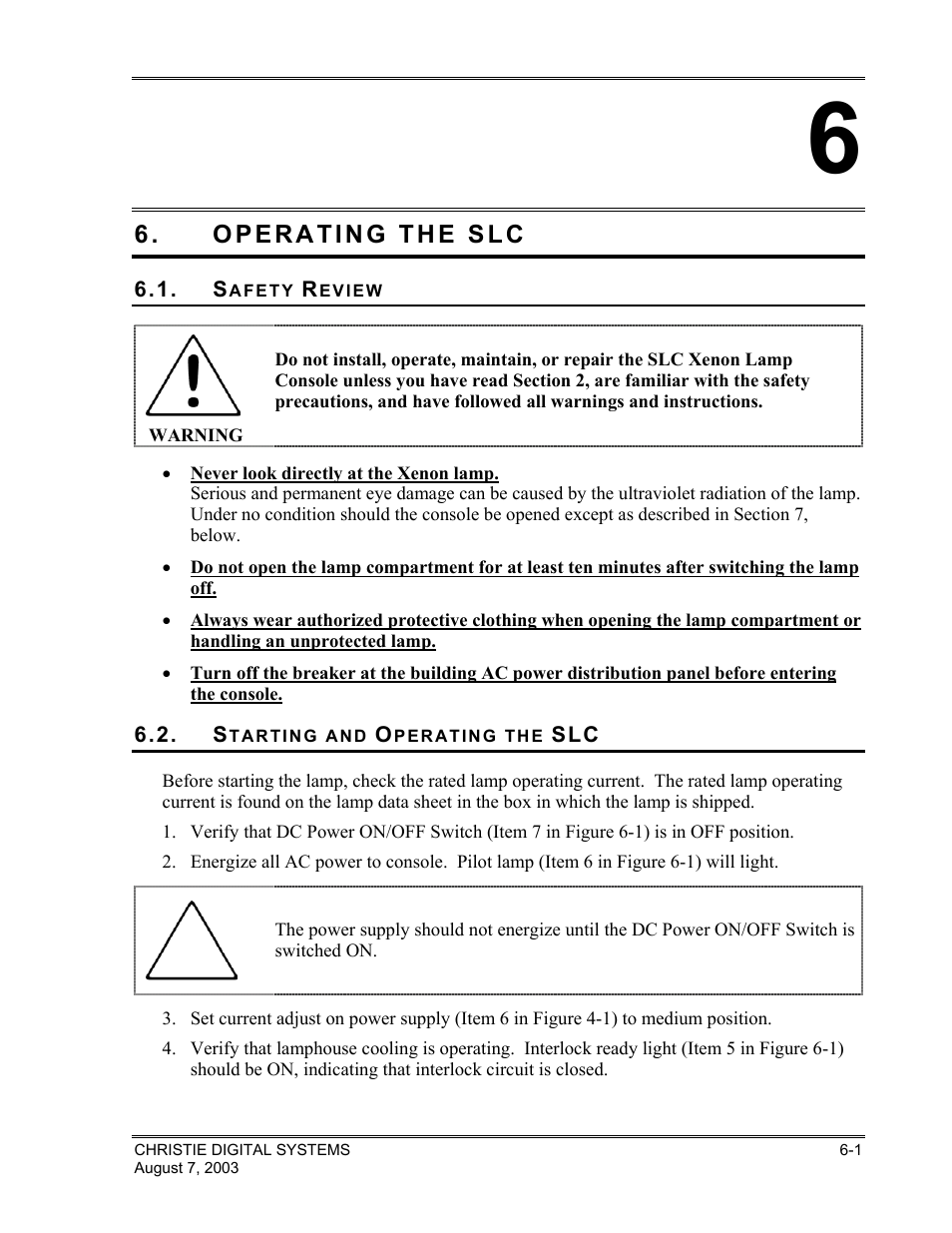 Christie Digital Systems XENON CONSOLE User Manual | Page 25 / 63