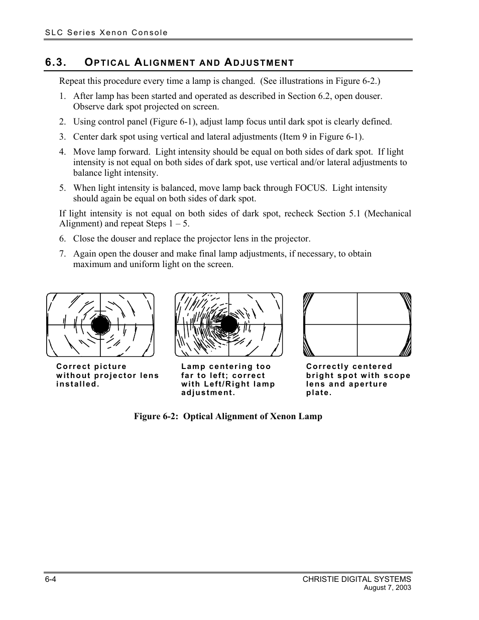 Christie Digital Systems XENON CONSOLE User Manual | Page 28 / 63