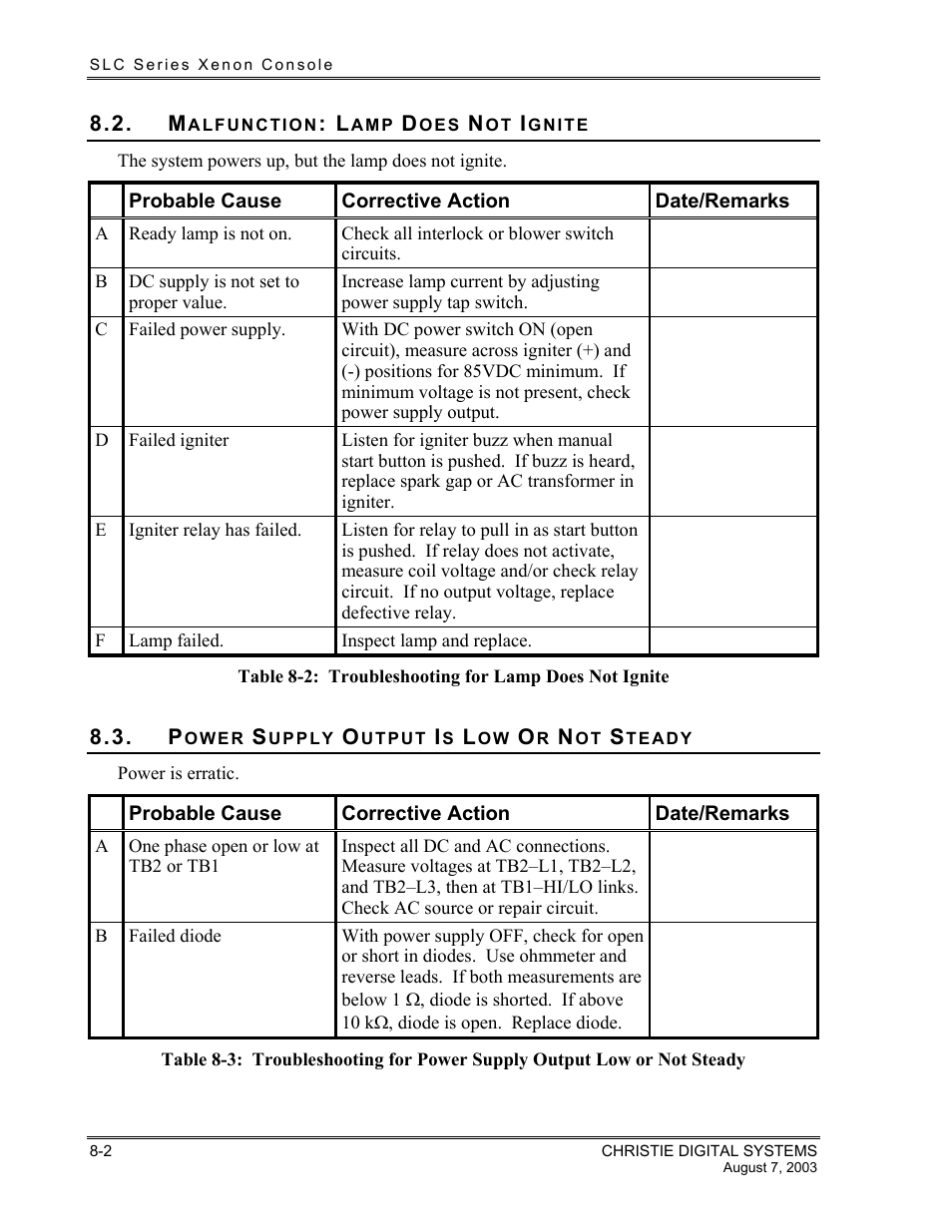 Christie Digital Systems XENON CONSOLE User Manual | Page 38 / 63