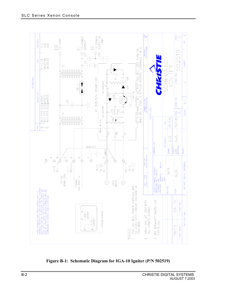 Christie Digital Systems XENON CONSOLE User Manual | Page 58 / 63