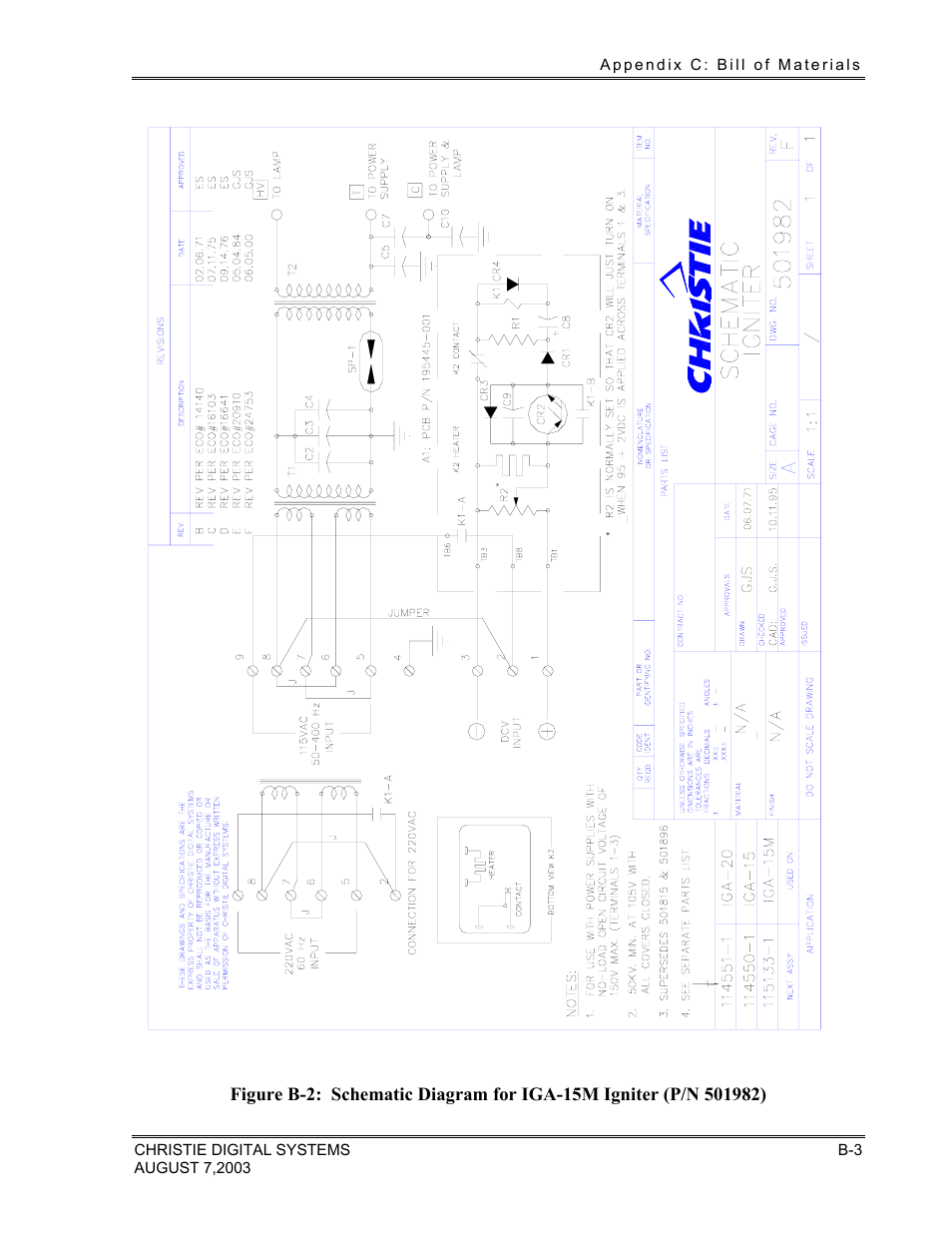 Christie Digital Systems XENON CONSOLE User Manual | Page 59 / 63