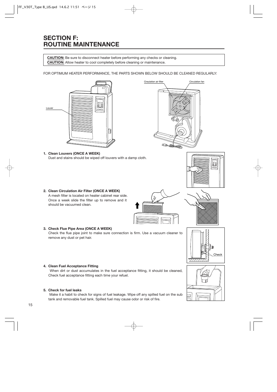 Toyotomi FF-V30T User Manual | Page 16 / 28