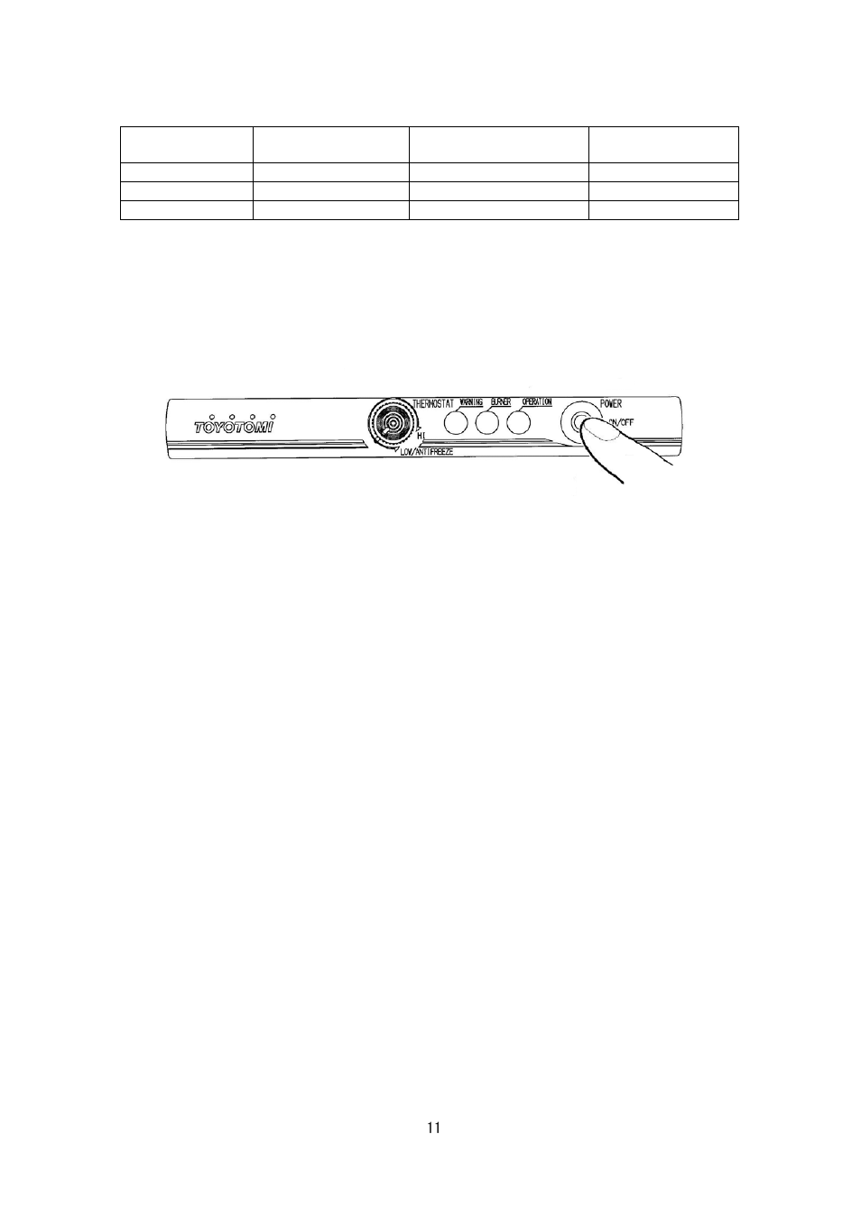 Toyotomi BS-35(F) User Manual | Page 11 / 30