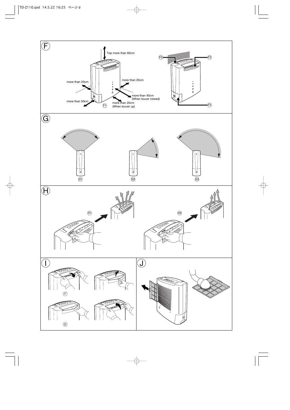 Hi j | Toyotomi TD-Z110 User Manual | Page 3 / 8