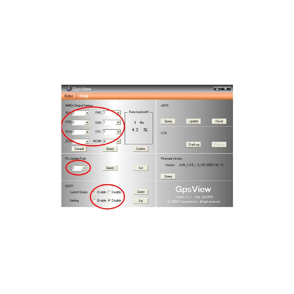 2 execute gpsview program | Transystem 860Lite User Manual | Page 16 / 28