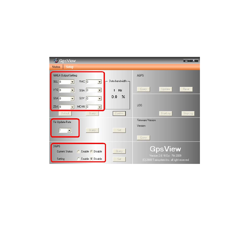 Executing gpsview program | Transystem 747Pro User Manual | Page 18 / 29