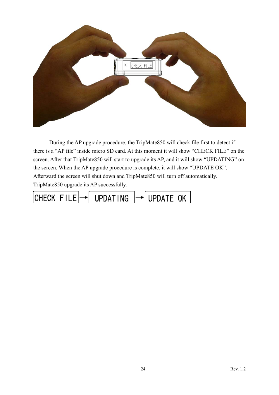 Transystem TripMate 850 User Manual | Page 25 / 34